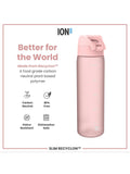 Ion8 Leak-Proof Recyclon Drinks Bottle 500ml, UK version