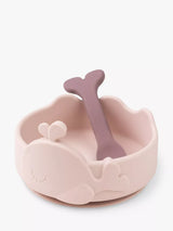 John Lewis Done by Deer Wally Stick & Stay Silicone Baby Feeding Bowl and Spoon Set- Buy online at McGrocer