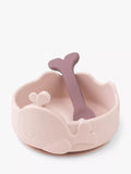 Done by Deer Wally Stick & Stay baby feeding bowl and spoon set - British product