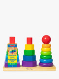 Melissa & Doug Geometric Stacker wooden toy (British brand)