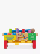 John Lewis Melissa & Doug Deluxe Peekaboo Pounding Bench Baby Activity Toy- Buy online at McGrocer