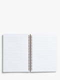 John Lewis A5 kraft hearts spiral bound notebook, UK version