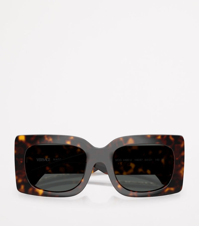 Versace square sunglasses with gold-tone accents British product