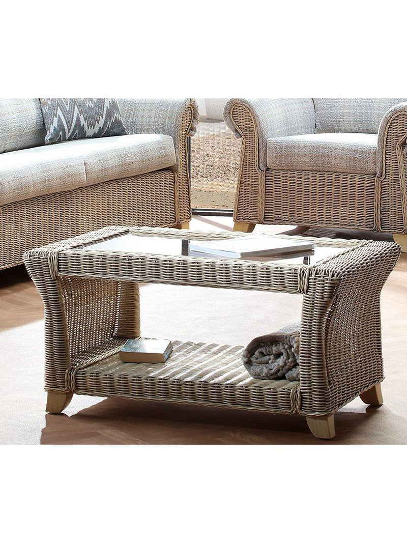 Desser Clifton rattan coffee table natural, UK version
