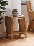 Desser Opera rattan side table light oak - British product