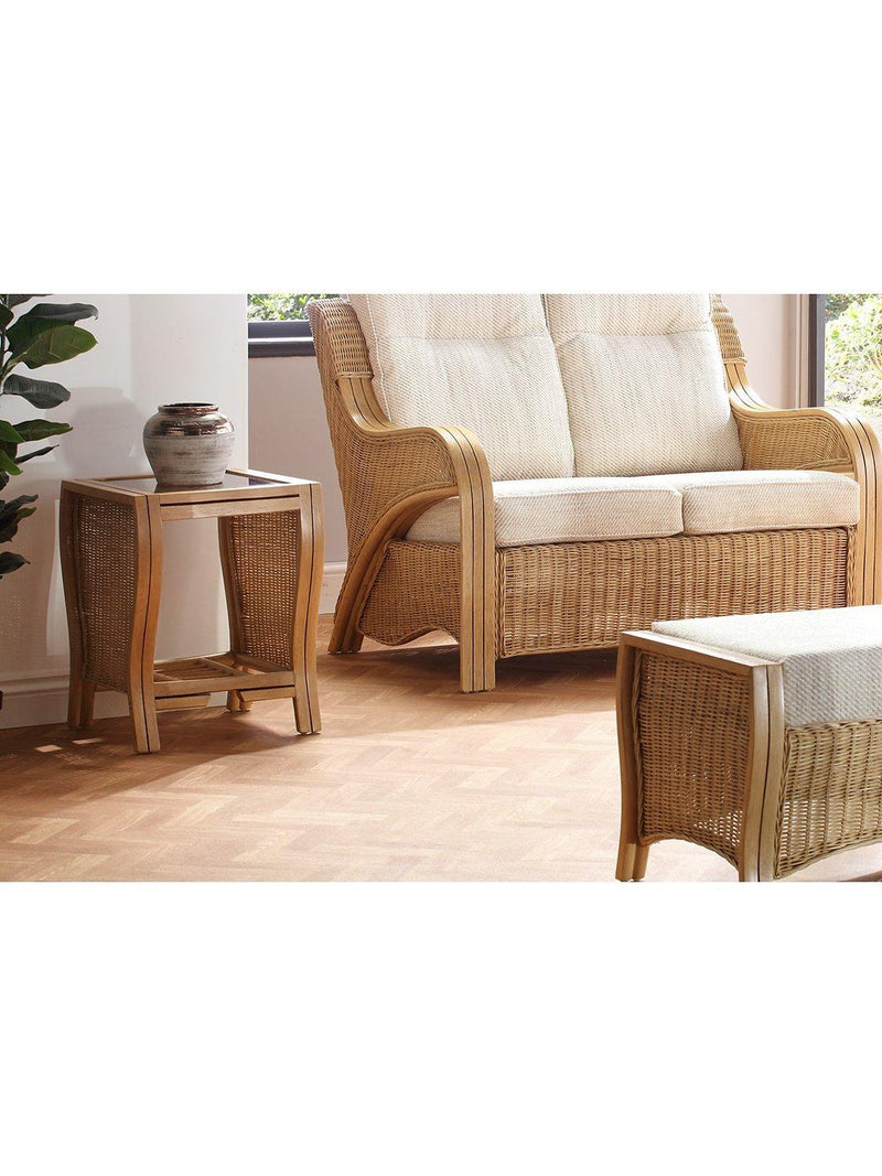 Desser Opera rattan side table light oak - British product