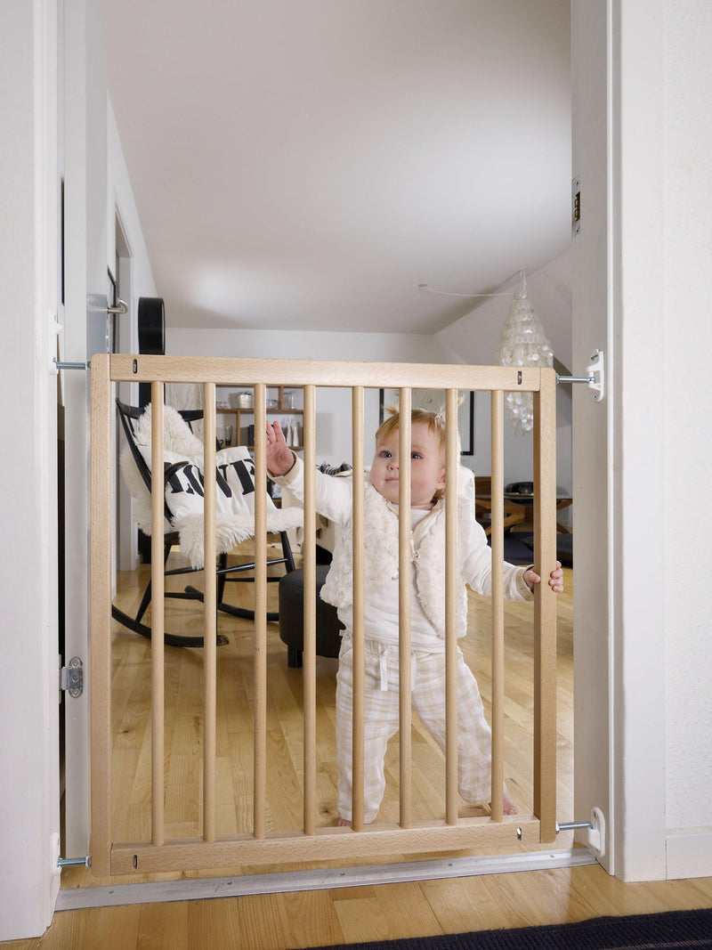 BabyDan Single Panel Wooden Safety Gate FSC Beechwood - British product