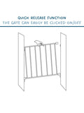 BabyDan Single Panel Wooden Safety Gate FSC Beechwood - British product