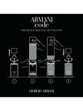 Giorgio Armani Code eau de toilette refillable bottle 150ml, imported from the UK