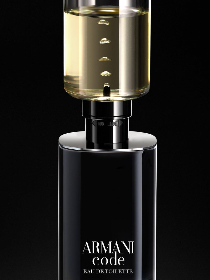 Giorgio Armani Code eau de toilette refillable bottle 150ml, imported from the UK