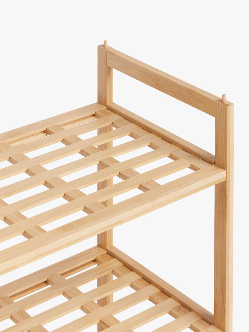 John Lewis 3 tier bamboo shoe rack (British brand)
