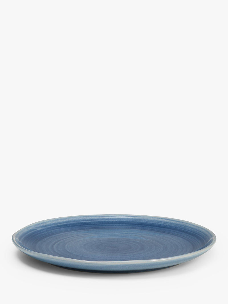 John Lewis Skye Reactive Glaze stoneware dinner plate 27.6cm, imported from the UK