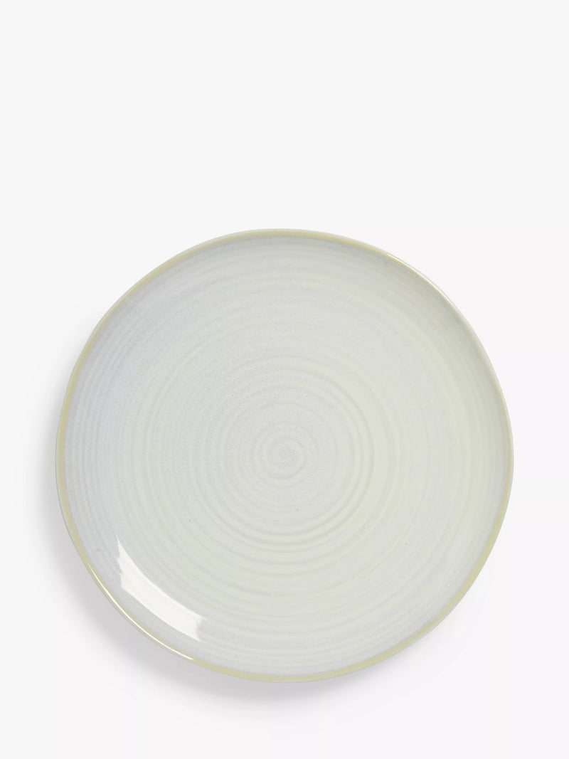 John Lewis Skye reactive glaze stoneware side plate 21.8cm - British product