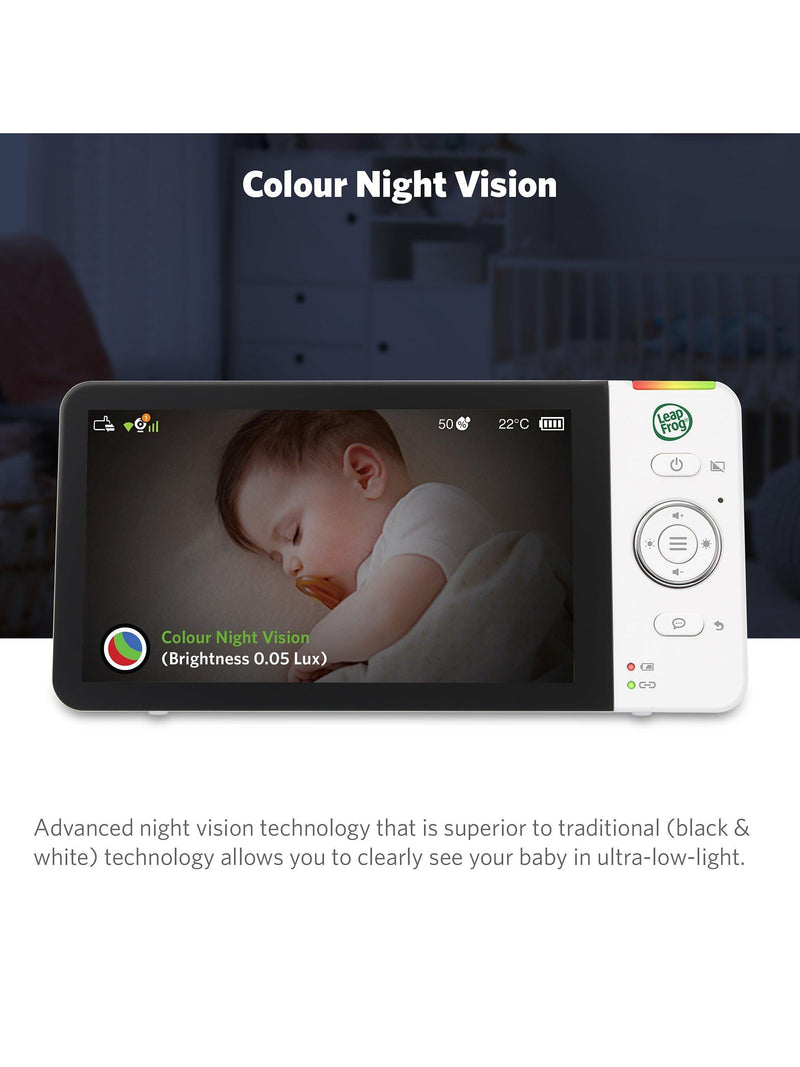 LeapFrog 1080p colour touch screen baby monitor 5.5 inch, imported from the UK