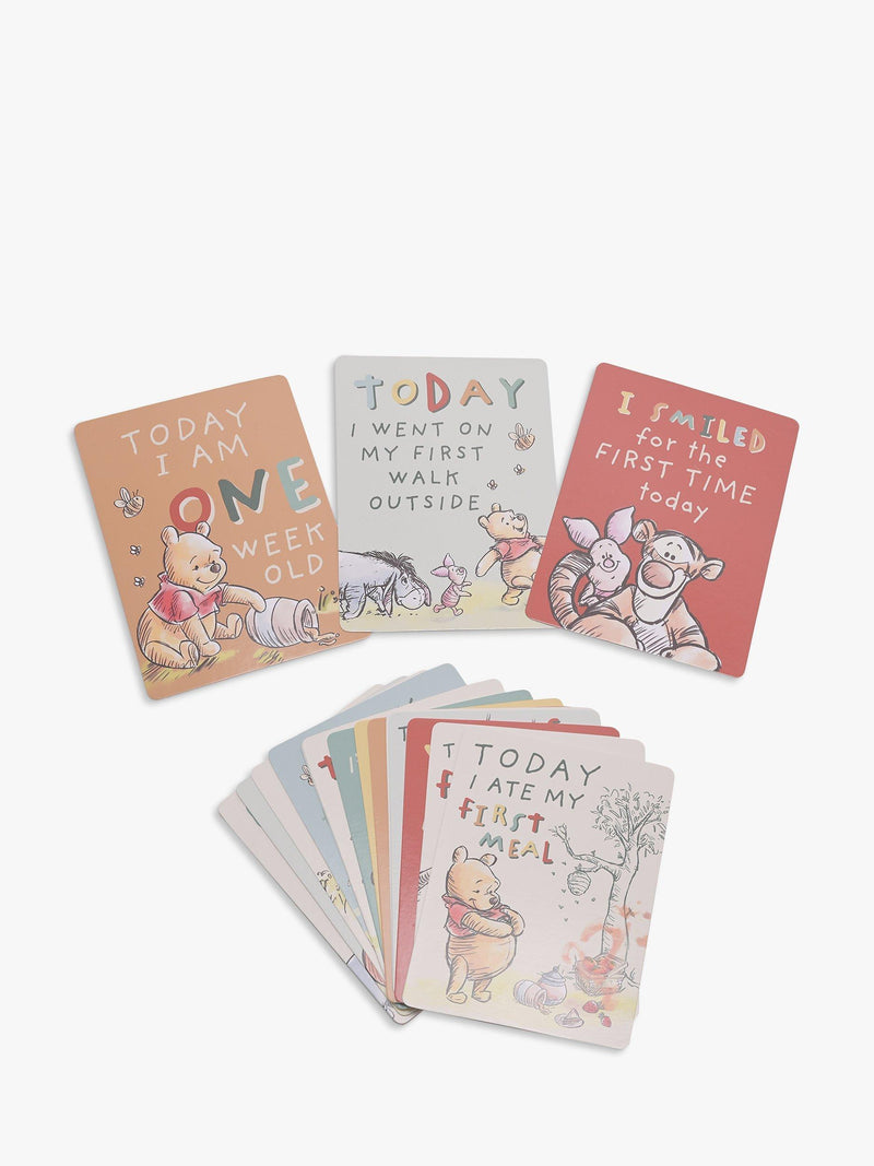 Disney Winnie The Pooh Early Milestone Cards Set of 24 - British product