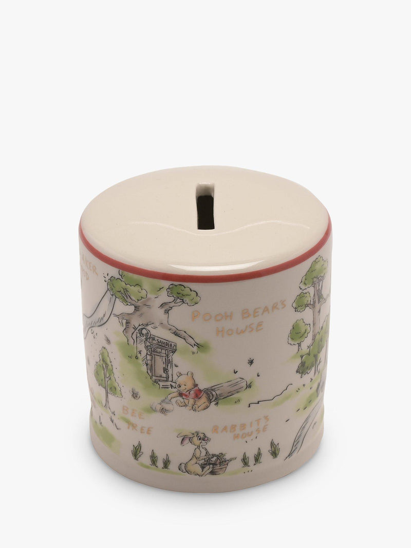 Ceramic Money Bank with Winnie the Pooh Illustrations
