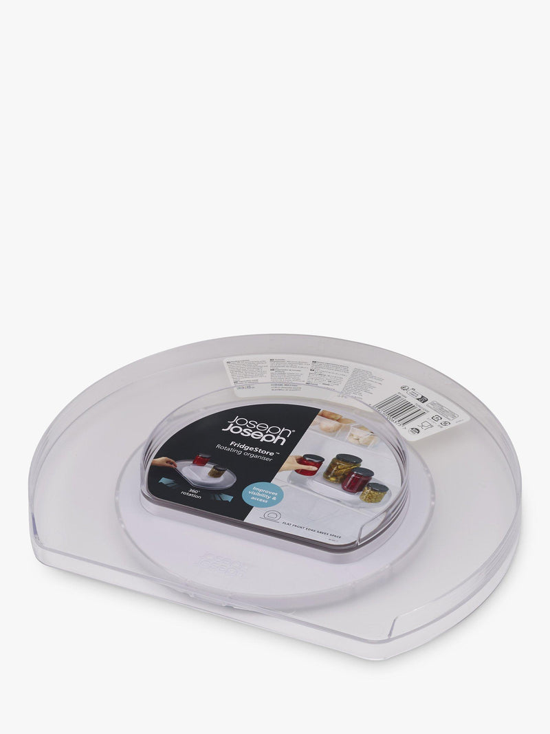 Joseph Joseph rotating fridge organiser with tiered design (British brand)