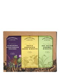 Cartwright & Butler assorted biscuit trio with three varieties including Demerara shortbread, 600g - British product