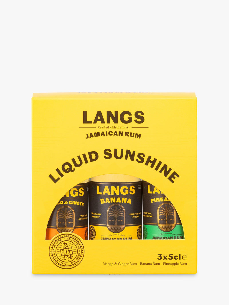 Langs rum selection pack of 3 15cl, UK version