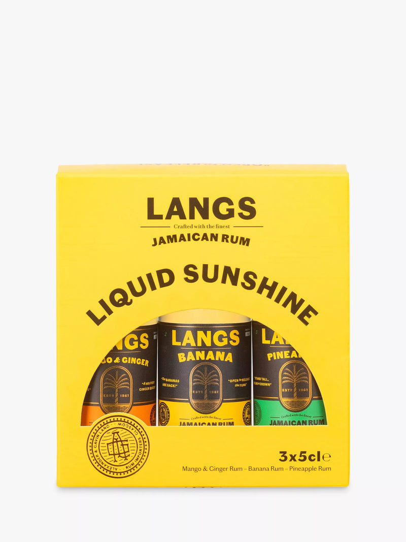Langs rum selection pack of 3 15cl, UK version