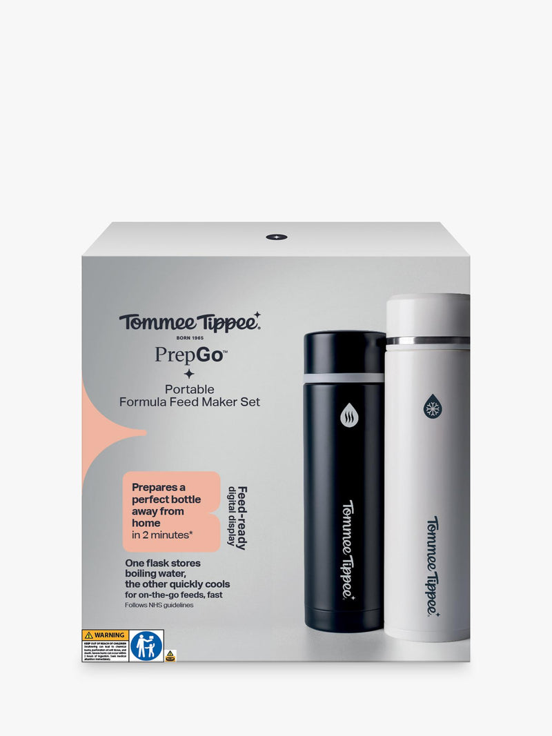 Tommee Tippee GoPrep portable formula feedmaker kit with hot and cool flasks (British brand)