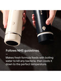 Tommee Tippee GoPrep portable formula feedmaker kit with hot and cool flasks (British brand)