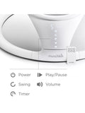 Munchkin Bluetooth baby swing lightweight, UK version