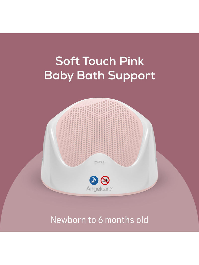 Angelcare Soft Touch Bath Support Pink/White - British product