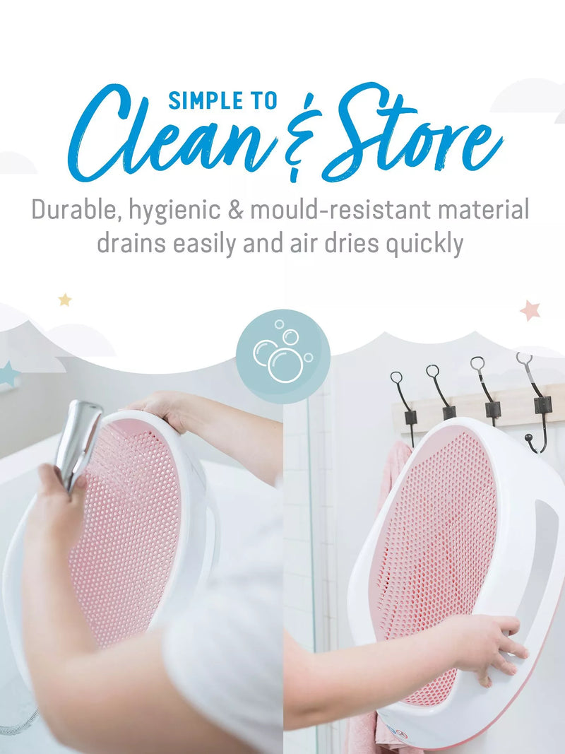 Angelcare Soft Touch Bath Support Pink/White - British product