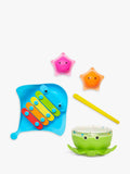 Munchkin bath musical toy set with xylophone and shakers, imported from the UK
