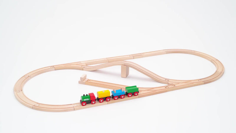 BRIO wooden train set 65th anniversary 32-piece, imported from the UK