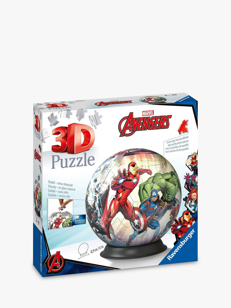 Ravensburger Disney Avengers 3D puzzle ball 72 pieces, imported from the UK