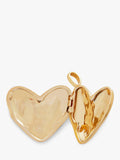 Monica Vinader Heart Pebble Locket Pendant in Gold, imported from the UK
