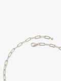 Monica Vinader silver paperclip chain necklace 50cm - British product