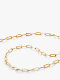 Monica Vinader paperclip chain necklace in gold 50cm (British brand)