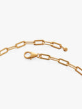 Monica Vinader paperclip chain necklace in gold 50cm (British brand)