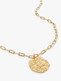 Monica Vinader paperclip chain necklace in gold 50cm (British brand)