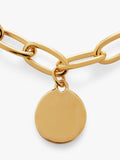Monica Vinader ID Oval Charm Bracelet adjustable up to 18cm (British brand)