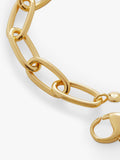 Monica Vinader ID Oval Charm Bracelet adjustable up to 18cm (British brand)
