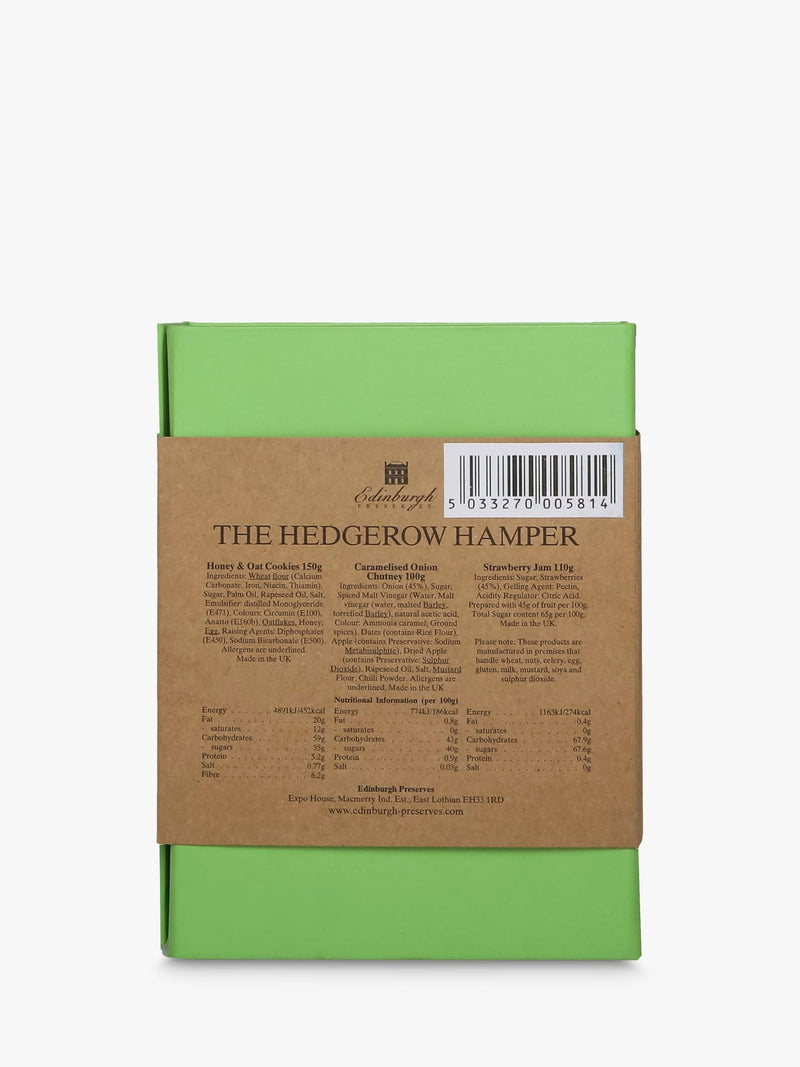 Ensemble cadeau Boîte Hedgerow Edinburgh Preserves - Produit britannique