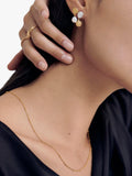 Monica Vinader Keshi Pearl Stud Earrings gold (British brand)