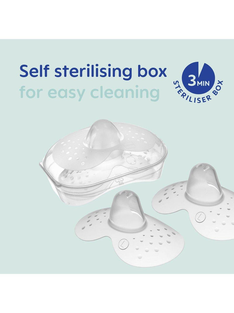 MAM nipple shields Size 2 medium pack of 2 - British product