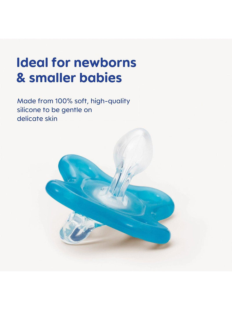 MAM Comfort Soother silicone 0-3 months pack of 2, UK version