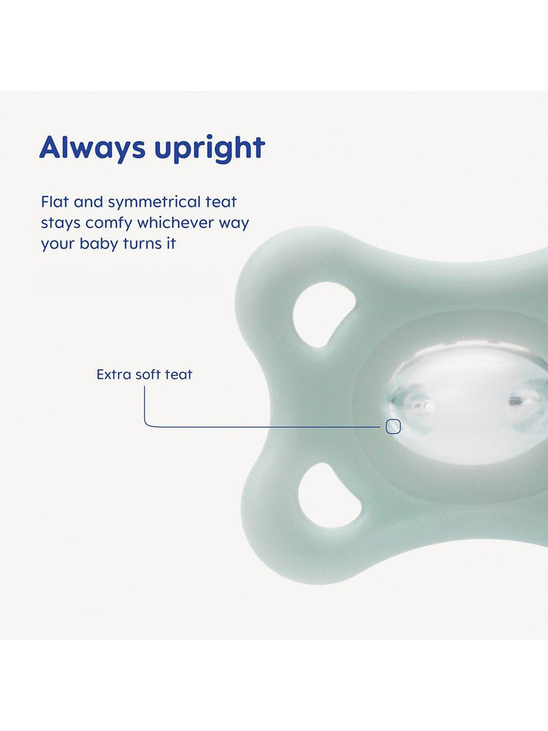 MAM Comfort Soother baby pacifier 2-pack silicone - British product