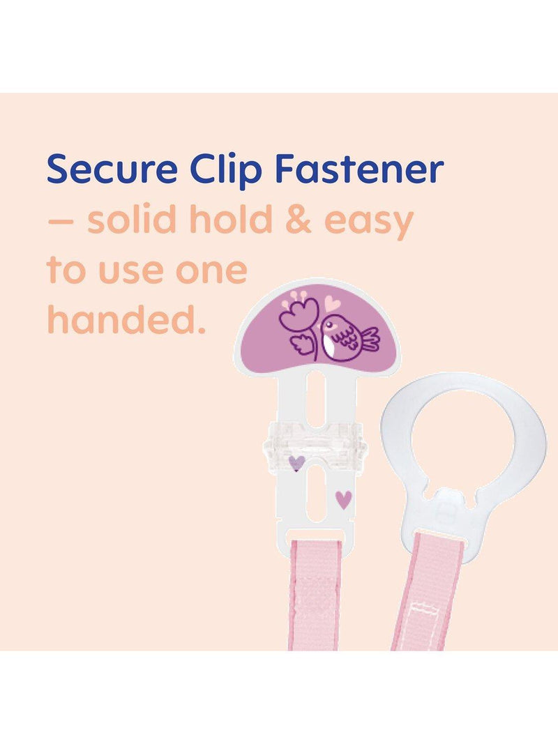 MAM baby soother clip pack of 2, imported from the UK