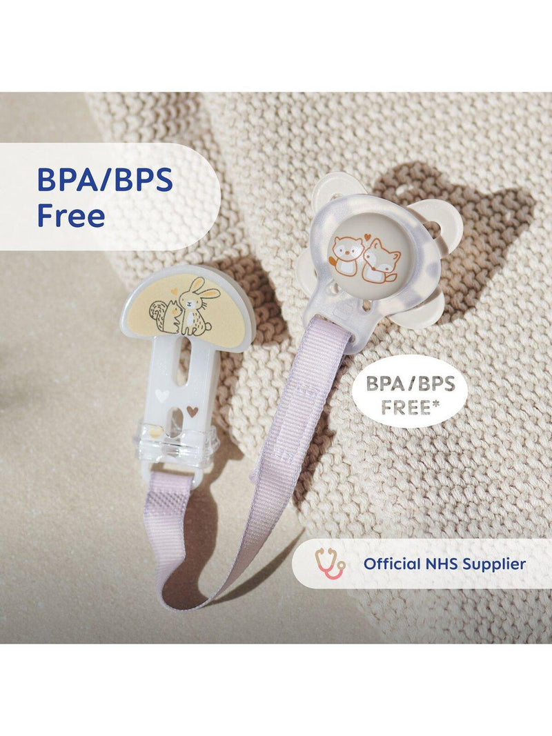 MAM baby soother clip pack of 2, imported from the UK