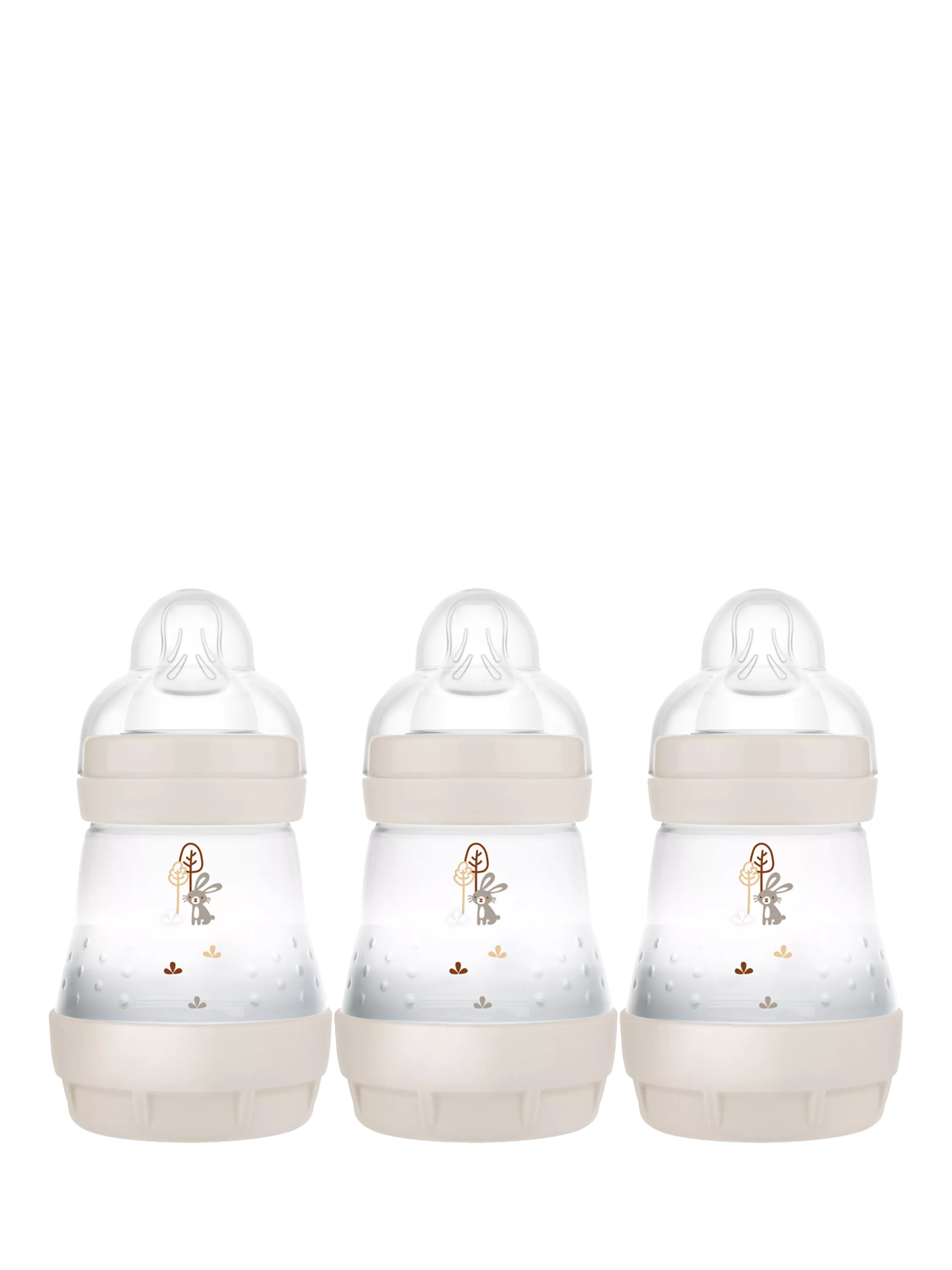 MAM Easy Start Anti-Colic Self Sterilising Baby Bottles, 160ml, Pack of 3 - McGrocer
