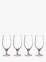 John Lewis Luigi Bormioli Michelangelo Stemmed Beer Glass, Set of 4, 575ml, Clear- Buy online at McGrocer