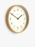 Newgate Clocks bamboo wall clock 38cm, imported from the UK