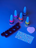 Fablab glow in the dark nail art kit - British product